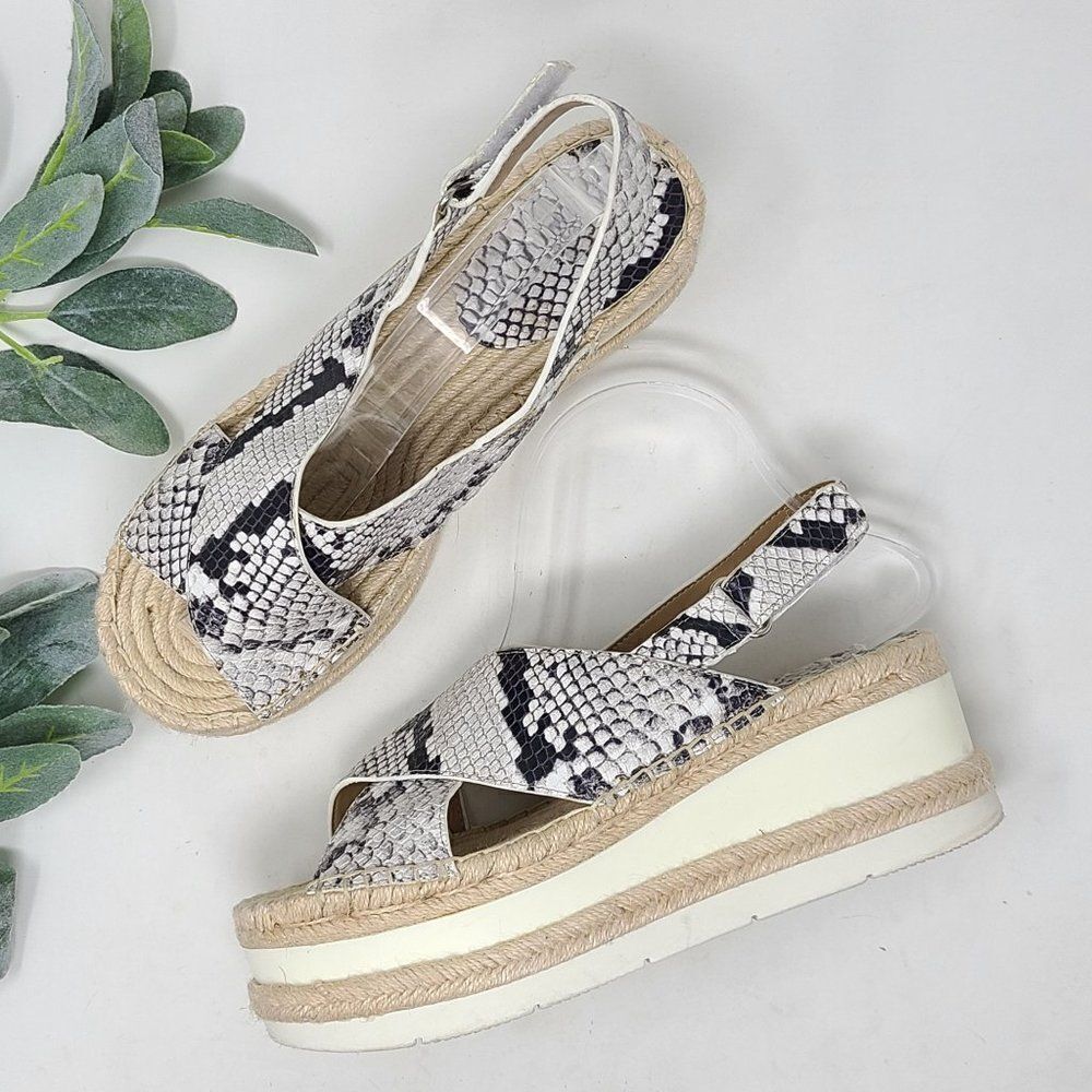 MARC FISHER Gandy Espadrilles Wedge 9M